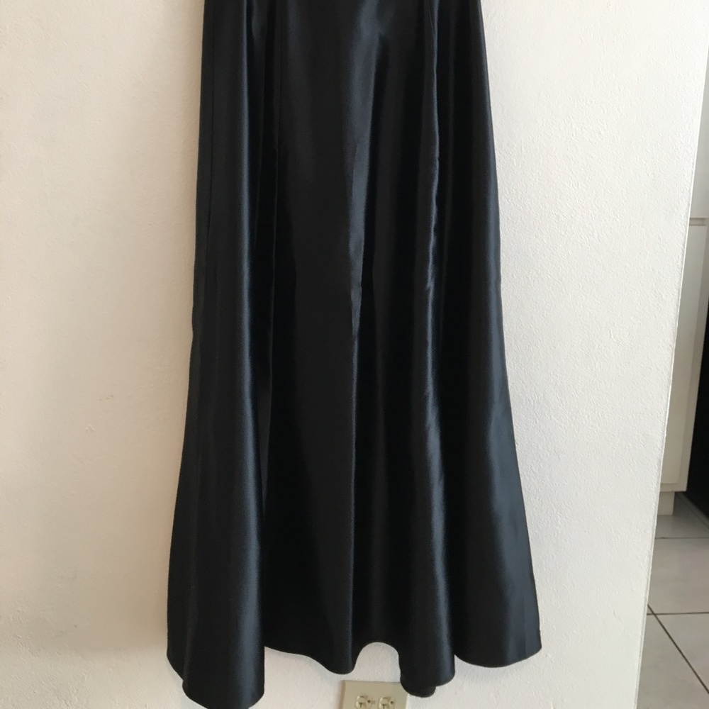 Mark and Lizzie Long satin skirt